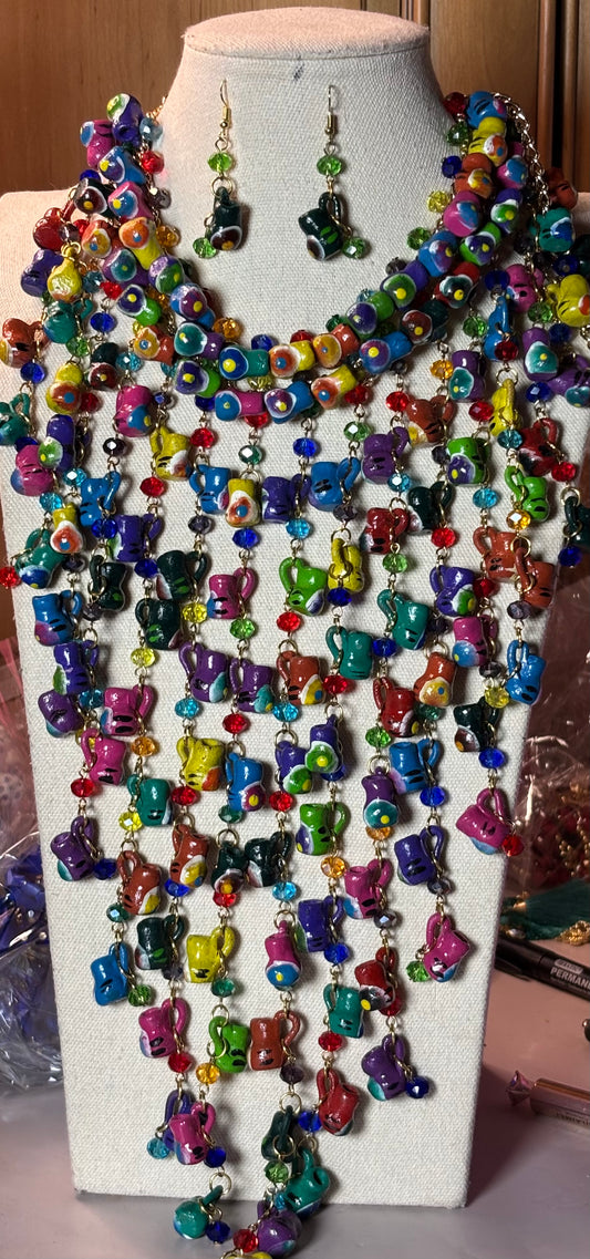 COLLAR CERÁMICA Y BARRO ARTESANALES